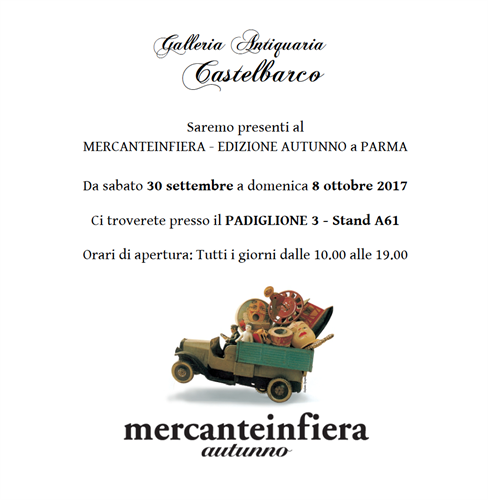 MERCANTEINFIERA - EDIZIONE AUTUNNO a PARMA, 30 settembre - 8 ottobre 2017